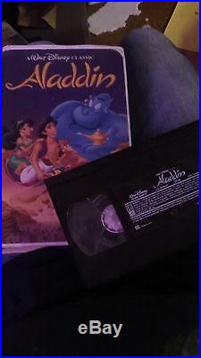 Walt Disney Classic Aladdin Black Diamond VHS Tape Movie #1662 Working Aladin