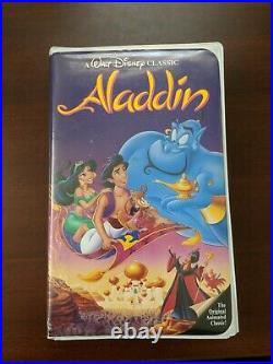 Walt Disney Classic Alladin clamshell case- origin classic VHS