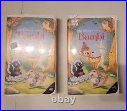 Walt Disney Classic Bambi Black Diamond Edition (VHS 942) 2 copies