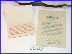 Walt Disney Classic Collection Cinderella's Sewing Book Stand COA Original Box