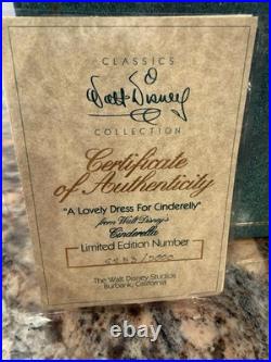 Walt Disney Classic Collection, WDCC, A Lovely Dress for Cinderellywith Dome