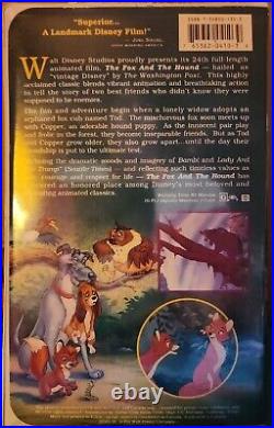 Walt Disney Classic The Fox and the Hound Black Diamond Edition #2041 VHS, 1994