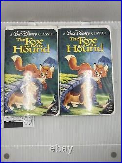 Walt Disney Classic The Fox and the Hound Black Diamond Edition #2041 VHS X 2
