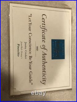 Walt Disney Classic WDC Let Your Conscience Be Your Guide Figurine NIB COA