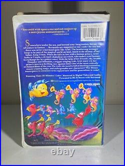 Walt Disney Classics, 1989 Little Mermaid Black Diamond Edition VHS Tape #913