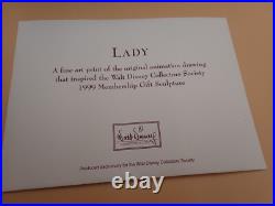 Walt Disney Classics A Perfectly Beautiful Little Lady withPRINTS! COA BOX 1999