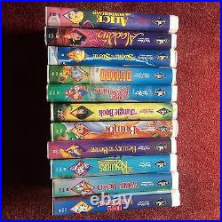 Walt Disney Classics Black Diamond VHS Set Of 11 Whole Lot