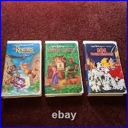 Walt Disney Classics Black Diamond VHS Set Of 11 Whole Lot