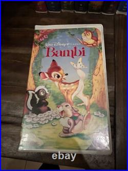 Walt Disney Classics Black Diamond VHS Tapes (Lot Of 10)