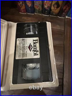 Walt Disney Classics Black Diamond VHS Tapes (Lot Of 10)