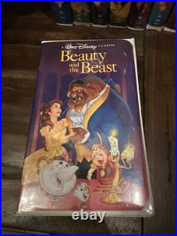 Walt Disney Classics Black Diamond VHS Tapes (Lot Of 10)