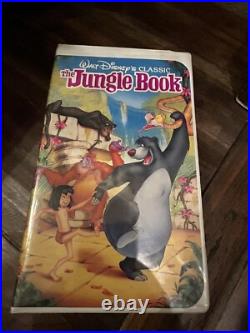 Walt Disney Classics Black Diamond VHS Tapes (Lot Of 10)