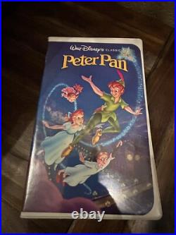 Walt Disney Classics Black Diamond VHS Tapes (Lot Of 10)