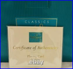 Walt Disney Classics Card Painter, Playing Card Brand New in Box withCOA #1028799