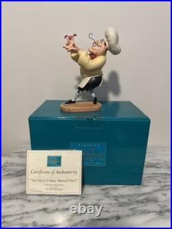 Walt Disney Classics Chef Louis and Sebastian #4004474 Certificate Authenticity