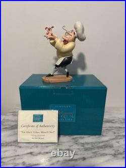 Walt Disney Classics Chef Louis and Sebastian #4004474 Certificate Authenticity