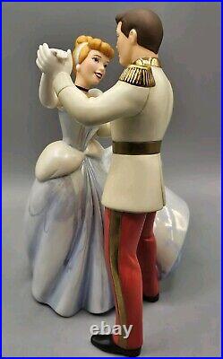 Walt Disney Classics Cinderella So This Is Love Porcelain Figurine withCOA
