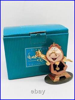 Walt Disney Classics Collection Beauty & The Beast Cogsworth Just in Time Boxed