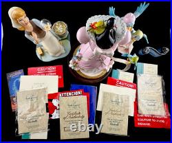 Walt Disney Classics Collection Cinderella's Dress with Glass + More! WDCC Mint Walt Disney Classics Collection Cinderella's Dress with Glass + More! WDCC Mint