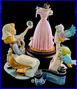 Walt Disney Classics Collection Cinderella's Dress with Glass + More! WDCC Mint