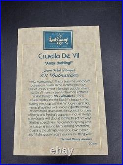 Walt Disney Classics Collection Cruella De Vil 101 Dalmatians Villians 1995