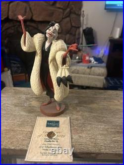 Walt Disney Classics Collection Cruella De Vil Statue 101 Dalmatians Figurine
