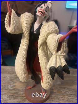 Walt Disney Classics Collection Cruella De Vil Statue 101 Dalmatians Figurine