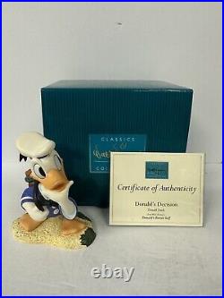 Walt Disney Classics Collection Donald Duck Figurine Donald's Decision New