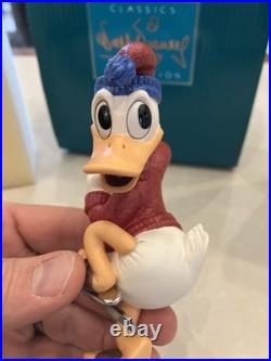 Walt Disney Classics Collection Donald Duck On Ice Away We Go W Box & Sealed COA