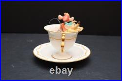 Walt Disney Classics Collection Figure Cinderella Gus & Jaq Tea Cup Limited