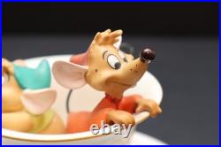 Walt Disney Classics Collection Figure Cinderella Gus & Jaq Tea Cup Limited