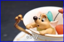 Walt Disney Classics Collection Figure Cinderella Gus & Jaq Tea Cup Limited
