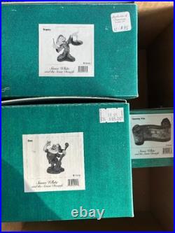 Walt Disney Classics Collection Lot (8) Snow White, Six Dwarves, & Evil Queen