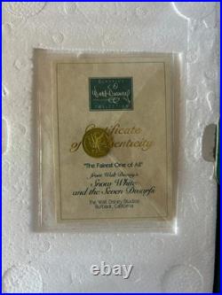 Walt Disney Classics Collection Lot (8) Snow White, Six Dwarves, & Evil Queen