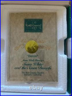 Walt Disney Classics Collection Lot (8) Snow White, Six Dwarves, & Evil Queen