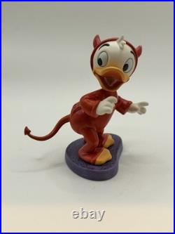 Walt Disney Classics Collection Nephew Duck Lil Devil Figurine Trick Or Treat CO