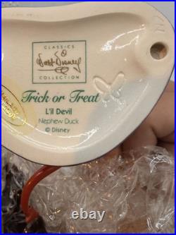 Walt Disney Classics Collection Nephew Duck Lil Devil Figurine Trick Or Treat CO