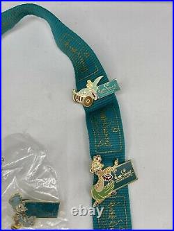 Walt Disney Classics Collection Pin Lot X 19 With Lanyard Belle Dopey Conderella
