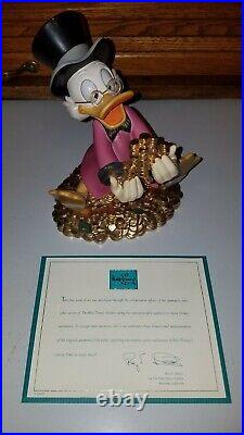 Walt Disney Classics Collection Scrooge McDuck'Money, Money, Money' BOX & COA