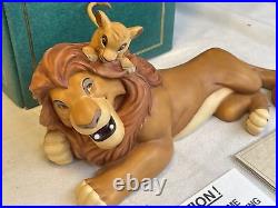 Walt Disney Classics Collection Simba And Mufasa Pals Forever Lion King Coa