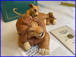 Walt Disney Classics Collection Simba And Mufasa Pals Forever Lion King Coa