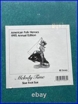 Walt Disney Classics Collection Slue Foot Sue Melody Time 1995 with COA