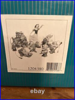 Walt Disney Classics Collection Snow White Ornament Set #1660 w Box & COA New