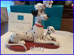 Walt Disney Classics Collection Statue Proud Pongo 101 Dalmatians Complete Box