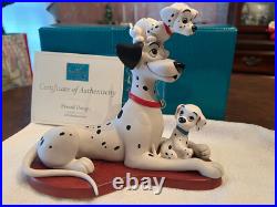 Walt Disney Classics Collection Statue Proud Pongo 101 Dalmatians Complete Box