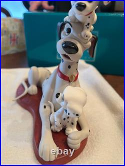 Walt Disney Classics Collection Statue Proud Pongo 101 Dalmatians Complete Box