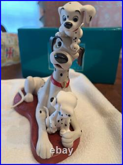 Walt Disney Classics Collection Statue Proud Pongo 101 Dalmatians Complete Box