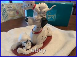 Walt Disney Classics Collection Statue Proud Pongo 101 Dalmatians Complete Box