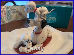 Walt Disney Classics Collection Statue Proud Pongo 101 Dalmatians Complete Box