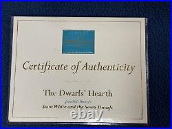 Walt Disney Classics Collection The Dwarfs' Hearth with COA